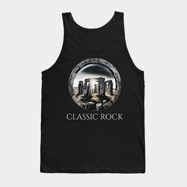 Ancient Prehistory - Classic Rock - Stonehenge - History Tank Top by Styr Designs